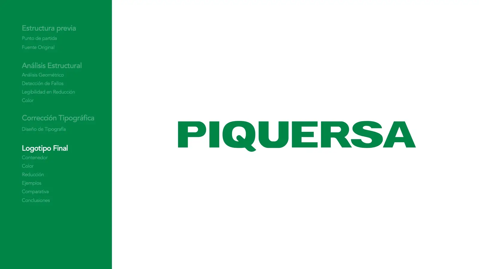 Piquersa: Logotipo: después